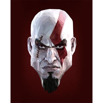 Placa Decorativa God of War - Mod.01